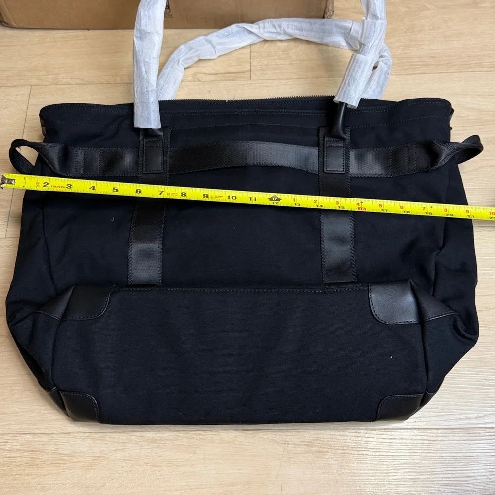 Brooks Brothers Black Wells Laptop Tote - Picture 8 of 9